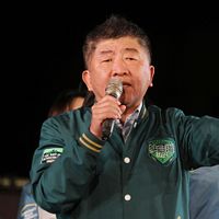 行政院政務委員・陳時中が民進党団総召・柯建銘を支持し、野党が立法院で混乱を引き起こしていると激しく非難。(撮影:柯承惠) 行政院政務委員・陳時中が民進党団総召・柯建銘を支持し、野党が立法院で混乱を引き起こしていると激しく非難。(撮影:柯承惠)