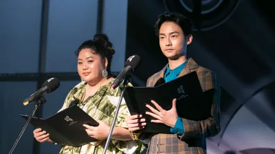 第22屆台北電影節今(15)日公布入圍名單,在上屆榮獲「最佳男配角獎」、「最佳新演員獎」的林鶴軒(右)、蔡嘉茵(左)擔任此屆揭曉嘉賓。(資料照,北影提供)
