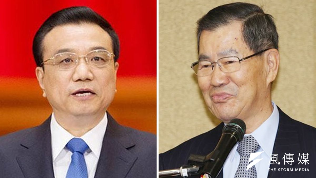 前副總統蕭萬長(右)10日在博鰲會晤中國總理李克強。 前副總統蕭萬長(右)10日在博鰲會晤中國總理李克強。