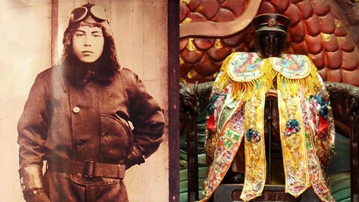 二戰時期的日本海軍杉浦茂峰是如何成為台灣神明的呢?(圖/海尾鎮安堂.飛虎將軍@facebook) 二戰時期的日本海軍杉浦茂峰是如何成為台灣神明的呢?(圖/海尾鎮安堂.飛虎將軍@facebook)