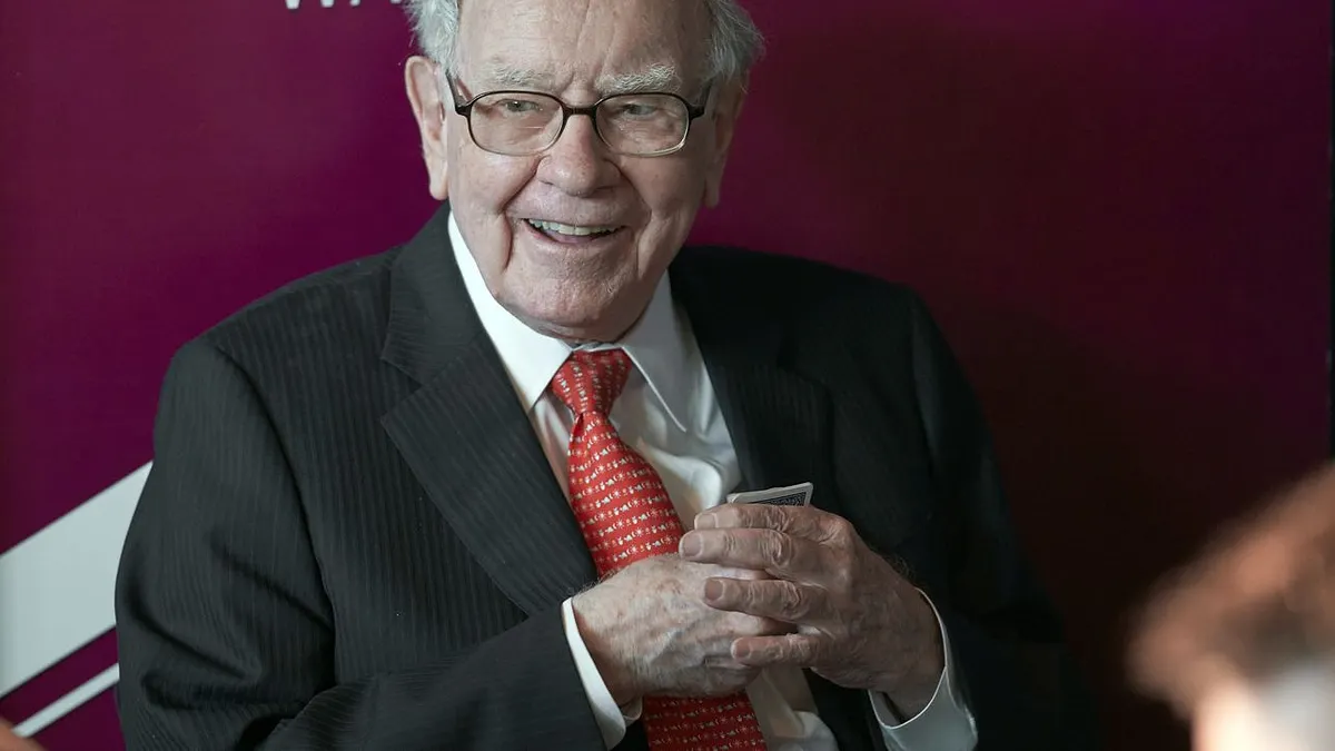 巴菲特短線進出台積電引起熱議。(資料照,美聯社)