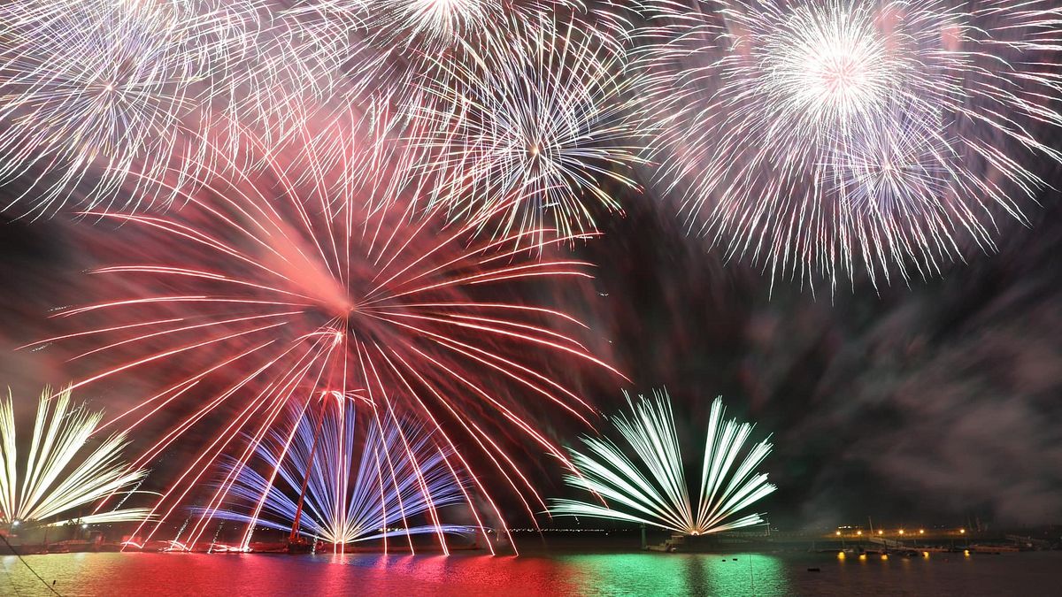 2023東石海之夏煙火。(圖/取自東石海之夏臉書粉絲專頁) 2023東石海之夏煙火。(圖/取自東石海之夏臉書粉絲專頁)