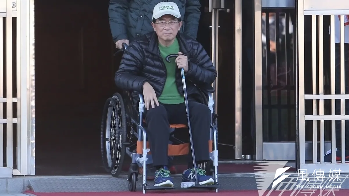 前總統陳水扁上月5日獲法務部矯正署同意保外就醫1個月。(資料照片,吳逸驊攝)