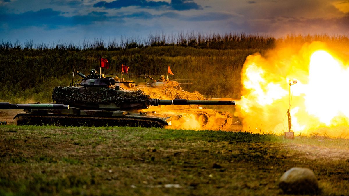 漢光演習澎湖反登陸作戰操演,區內機動打擊主力M60A3戰車(見圖)也在實彈射擊之列。(取自軍聞社) 漢光演習澎湖反登陸作戰操演,區內機動打擊主力M60A3戰車(見圖)也在實彈射擊之列。(取自軍聞社)