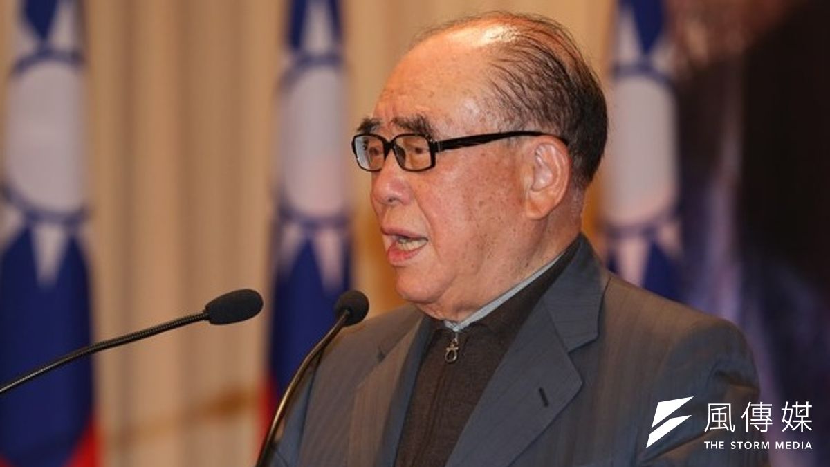 前行政院長郝柏村10日出席新同盟會成立20週年大會。(余志偉攝) 前行政院長郝柏村10日出席新同盟會成立20週年大會。(余志偉攝)