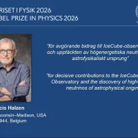 2026年のノーベル物理学賞を受賞したフランシス・ハルツェン氏。(ノーベル賞公式YouTubeチャンネルより) 2026年のノーベル物理学賞を受賞したフランシス・ハルツェン氏。(ノーベル賞公式YouTubeチャンネルより)