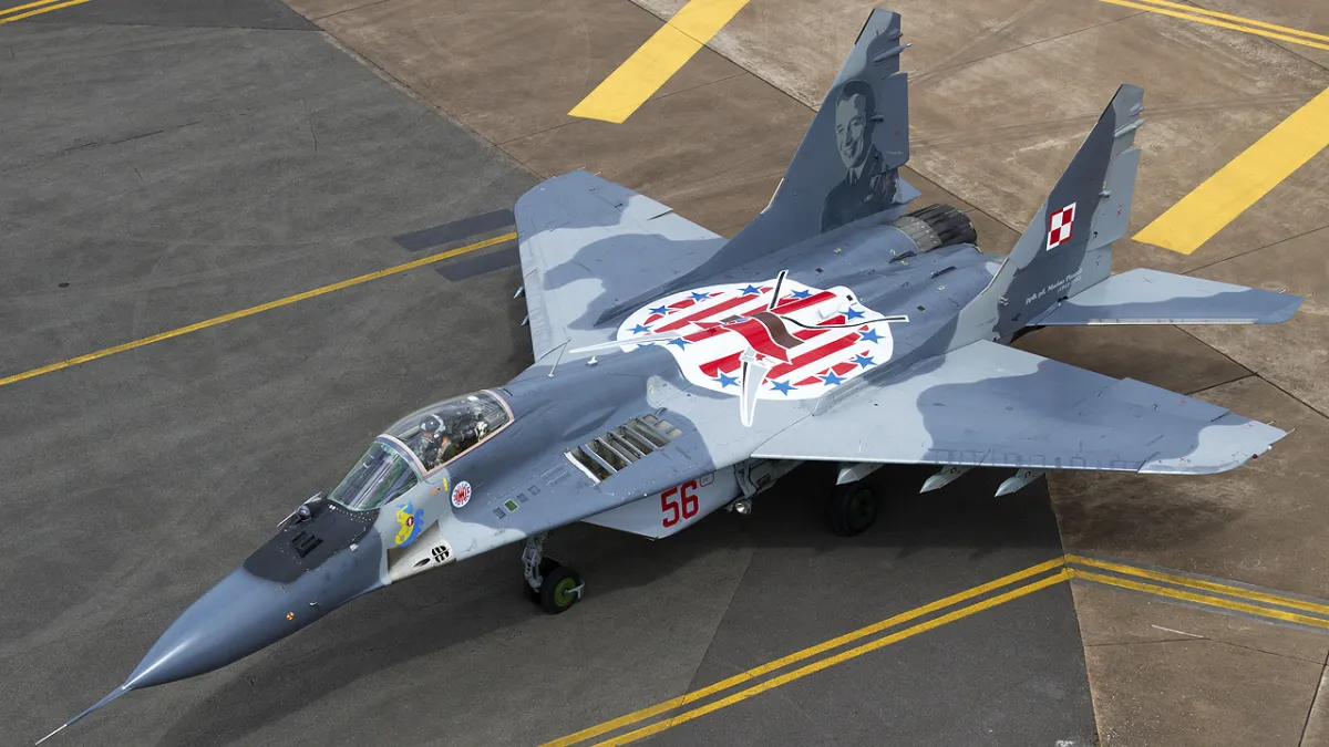 波蘭空軍的米格-29。(Chris Lofting@Wikipedia/GFDL 1.2)