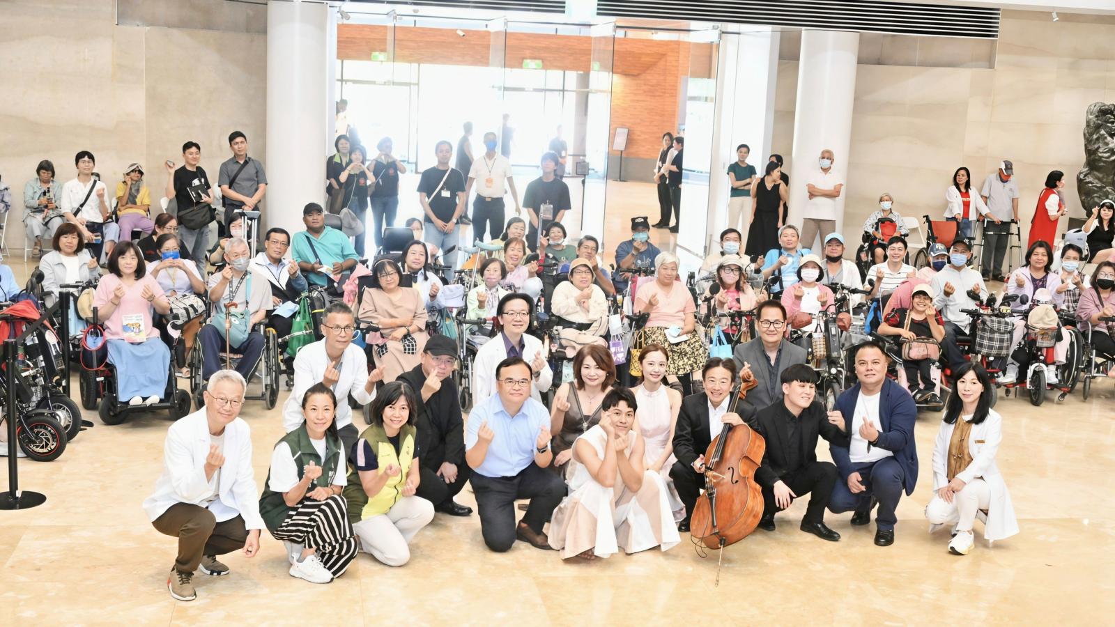 中鋼基金會攜張正傑辦輪椅族公益音樂會 12年相伴打造無障礙藝術饗宴