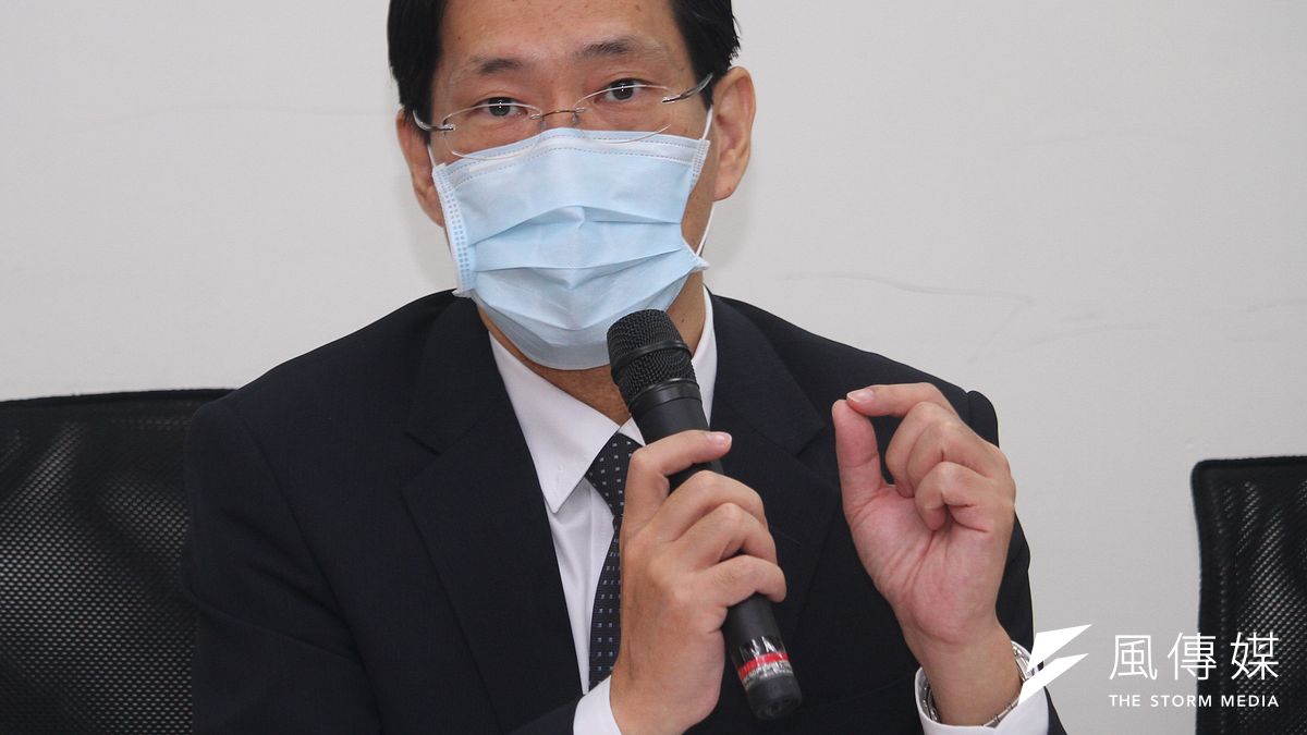 針對敦睦艦隊染疫事件,民眾黨立委張其祿呼籲應檢討指揮系統。(蔡親傑攝) 針對敦睦艦隊染疫事件,民眾黨立委張其祿呼籲應檢討指揮系統。(蔡親傑攝)