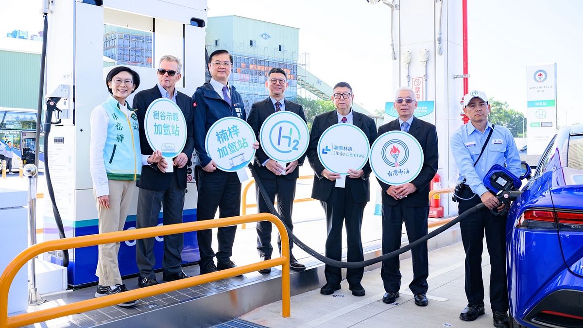 台灣首座加氫站啟用!中油攜手聯華林德搶攻氫能交通大餅