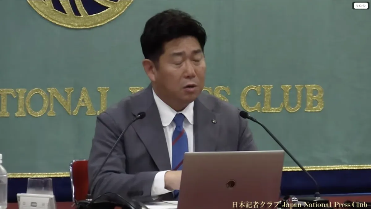 川崎市の福田紀彦市長は日本記者クラブで会見し、人口減少や二重行政の課題を踏まえ、日本全体の成長につなげるため「特別市」制度の早期法制化を訴えた。(日本記者クラブ)