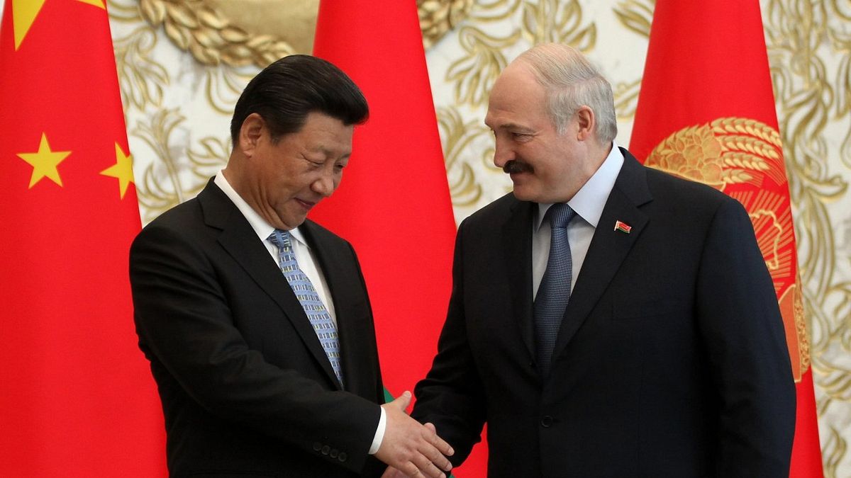 中國國家主席習近平與白羅斯總統盧卡申科(資料照,AP) 中國國家主席習近平與白羅斯總統盧卡申科(資料照,AP)