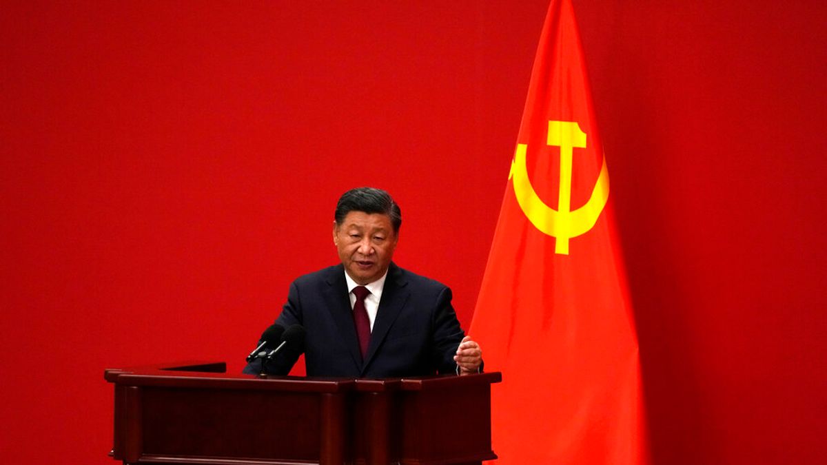 在習近平二十大連任登基之後,中國對台政策已經有本質上的變化。(美聯社) 在習近平二十大連任登基之後,中國對台政策已經有本質上的變化。(美聯社)