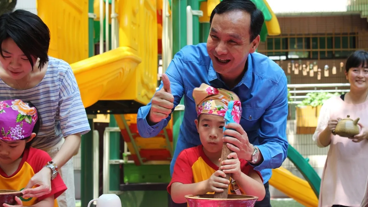 親子擂茶感恩體驗 幼兒感謝母親養育之恩