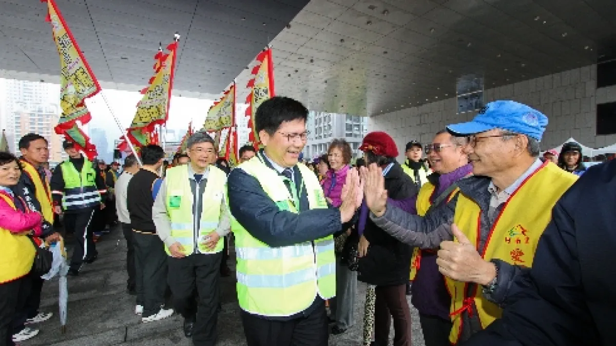 國家清潔週開跑 林佳龍率環保志工誓師啟動