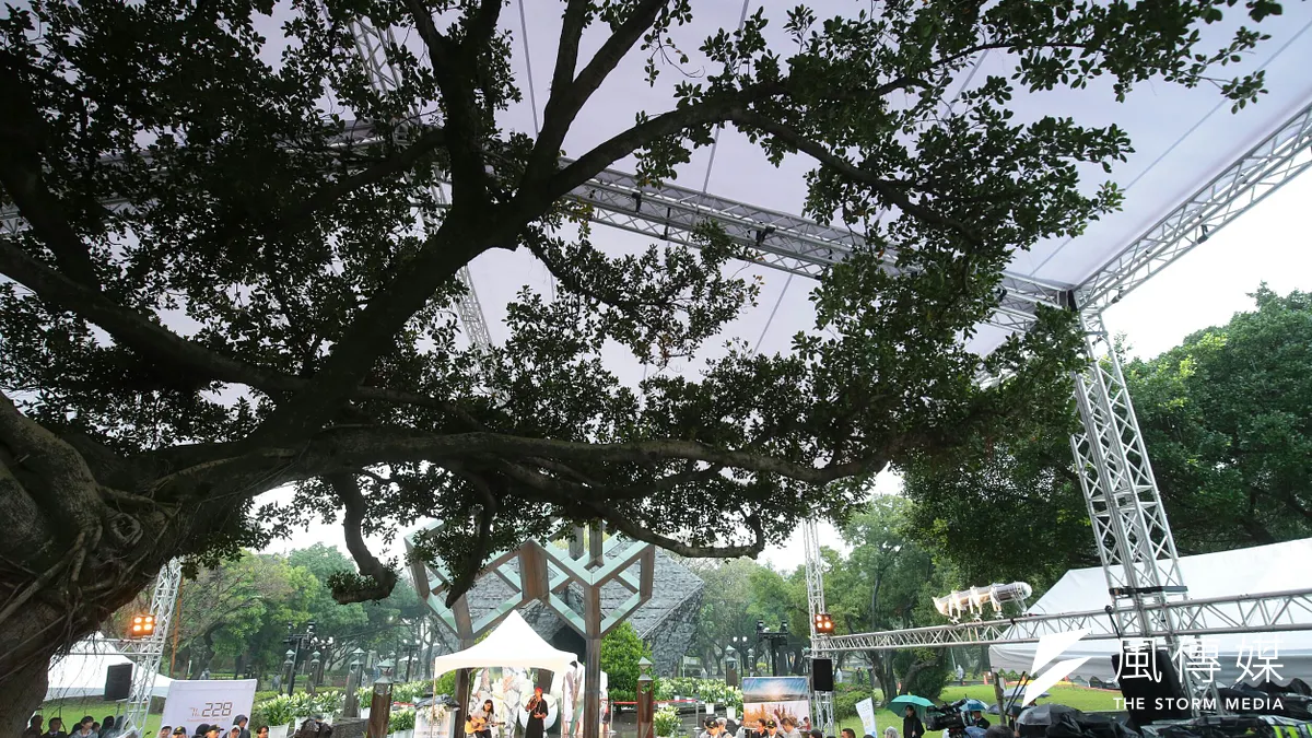 二二八事件71週年中樞紀念儀式,會場。(顏麟宇攝) 二二八事件71週年中樞紀念儀式,會場。(顏麟宇攝)