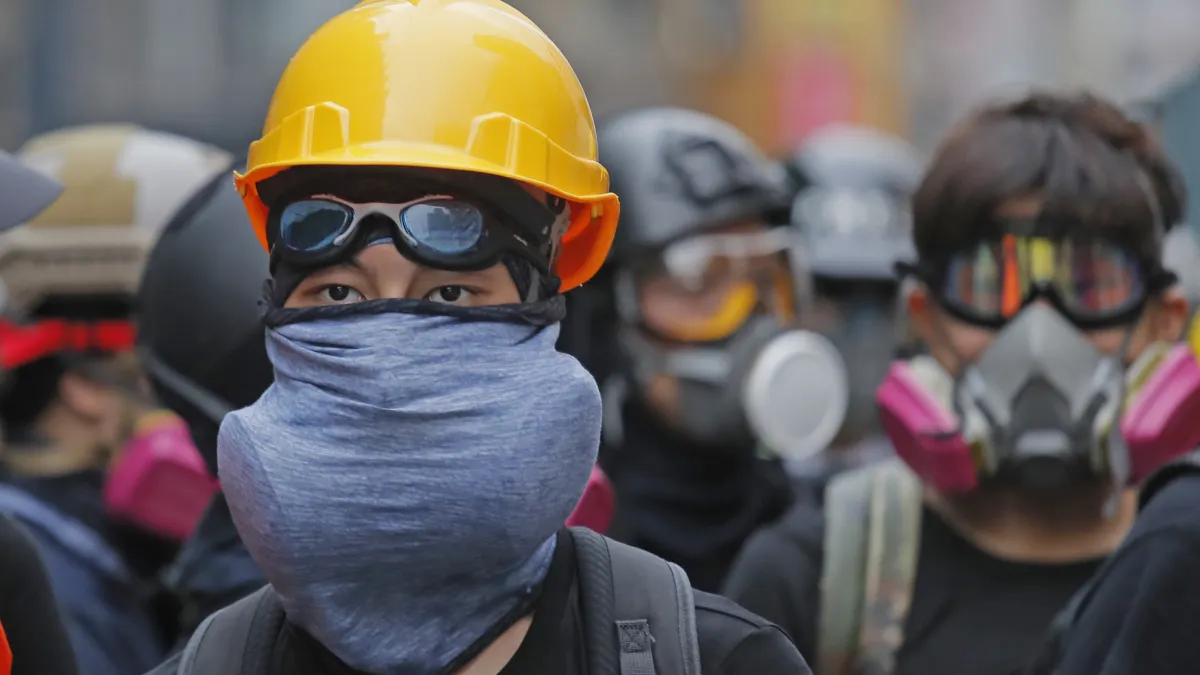 香港反送中示威越演越烈。(AP)