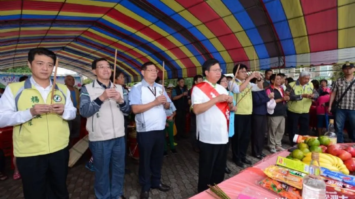 平鎮山子頂公園天幕開工 可容納1300人小型活動