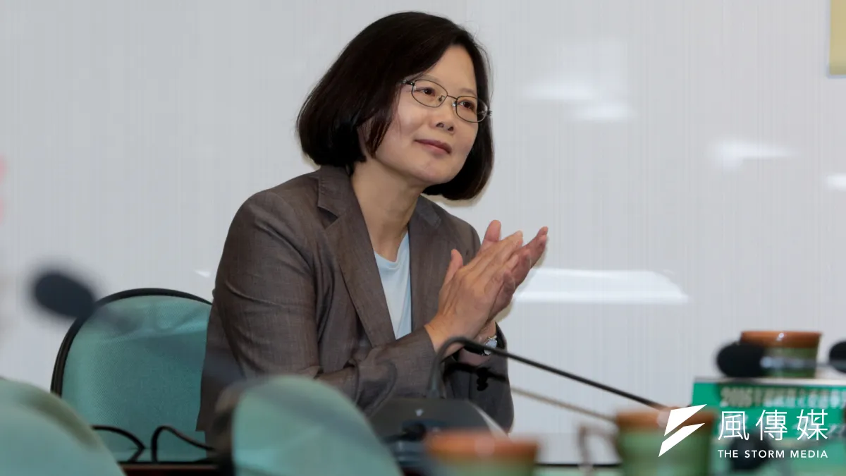 民進黨民進黨主席蔡英文明(29)日上午將赴新竹科學園區台積電總部,拜會台積電董事長張忠謀。(余志偉攝)