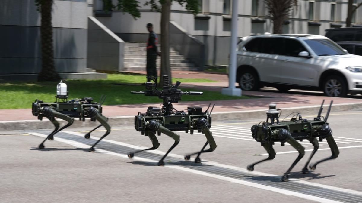 美中武裝機器人大戰開打 川普之子任顧問 揭秘美國神秘「持槍機器人」開發商