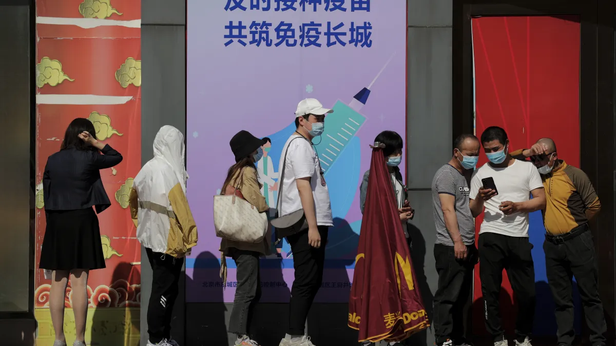 2021年5月,中國新冠肺炎疫情再起(AP)
