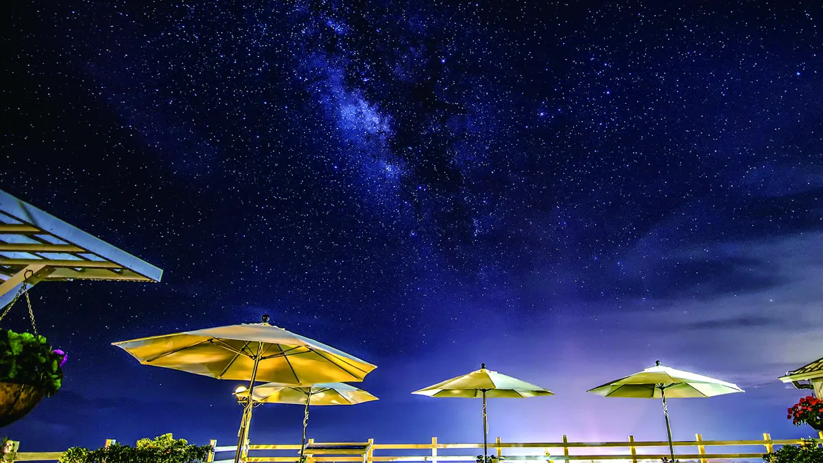 南投縣合歡山附近是觀星的好地點。(圖/南投縣政府)