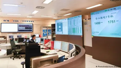 台山核電廠1號機組控制室。(2018年12月資料照)