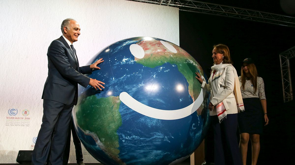 《聯合國氣候變化框架公約》第22次締約國大會在摩洛哥古城馬拉喀什舉行。(美聯社) 《聯合國氣候變化框架公約》第22次締約國大會在摩洛哥古城馬拉喀什舉行。(美聯社)