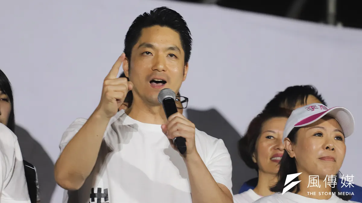 2025年7月25日 国民党が凱道で「リコールに不同意」の選挙前夜を開催 台北市長の蔣萬安氏。(写真/陳品佑撮影) 2025年7月25日 国民党が凱道で「リコールに不同意」の選挙前夜を開催 台北市長の蔣萬安氏。(写真/陳品佑撮影)