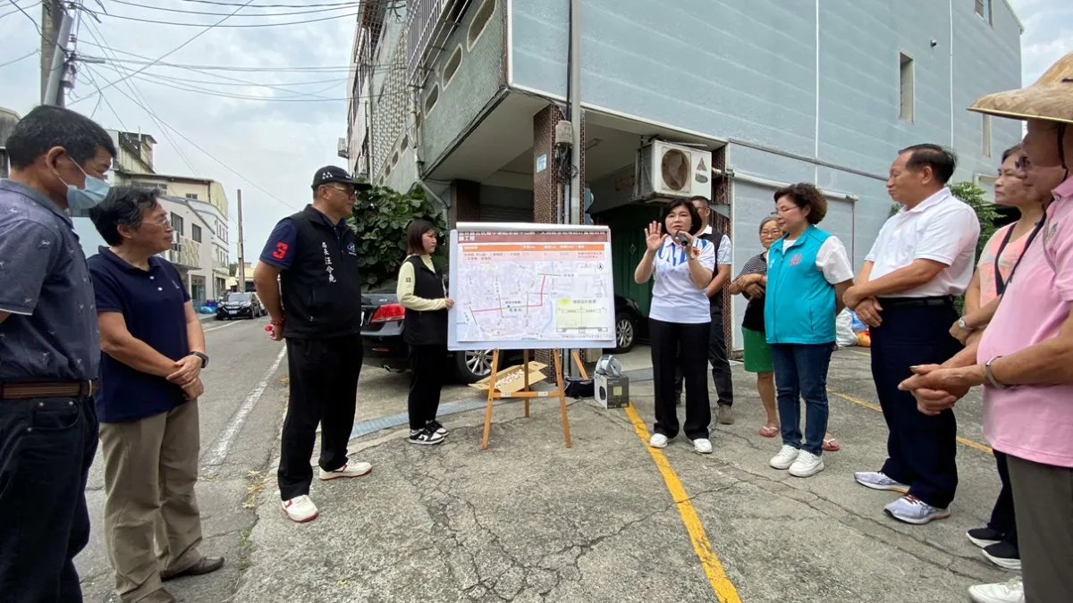 雲縣府爭取到中央經費,縣長張麗善到古坑計畫道路現場進行會勘。(圖/雲林縣政府交通工務局提供)