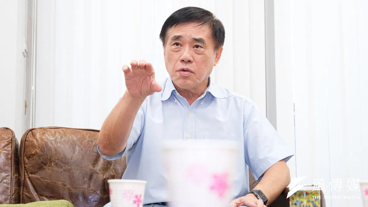 郝龍斌(見圖)說,黨內很多人勸他選國民黨主席時,自己第一個考量是有沒有能力應對國民黨財務狀況。(劉偉宏攝)