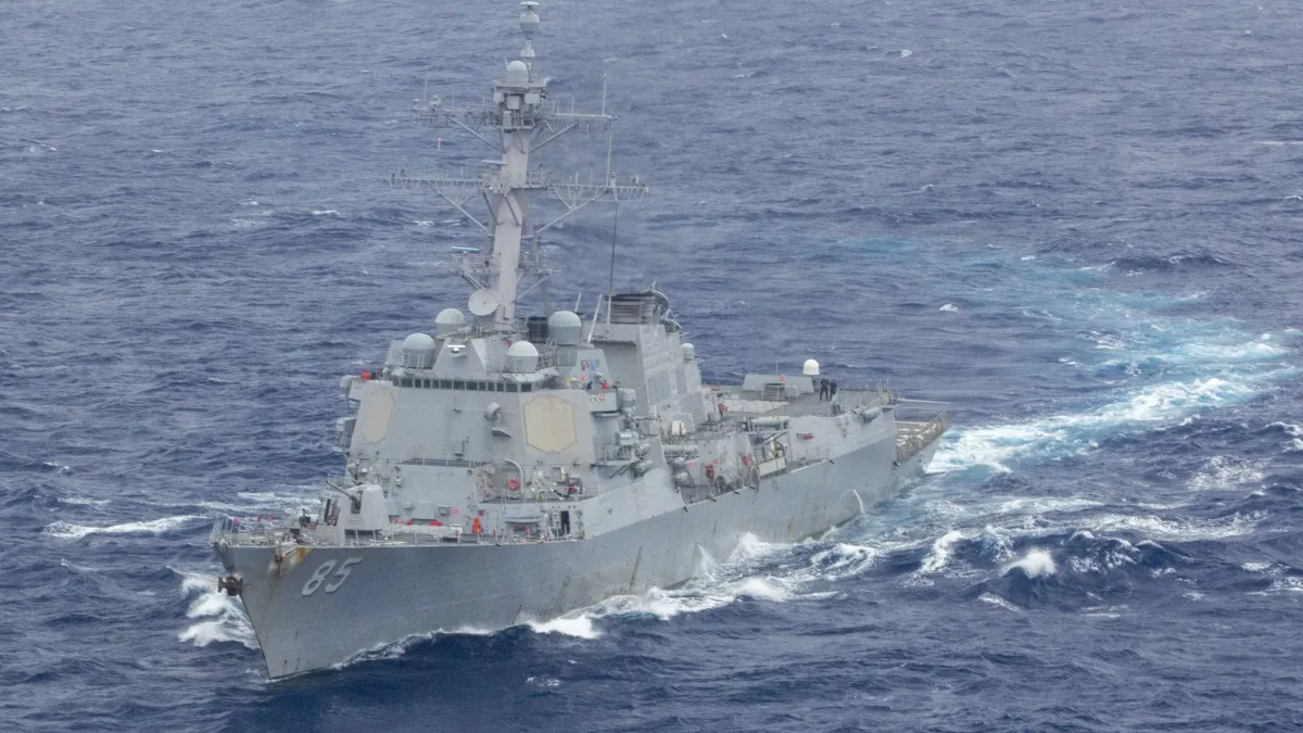 美軍太平洋艦隊勃克級驅逐艦「麥坎貝爾號」(USS McCampbell)。(美國海軍官網)
