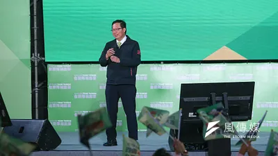 桃園市長鄭文燦11日出席民進黨於三重舉辦「四個不同意,台灣更有力」公投說明會。(資料照,顏麟宇攝)