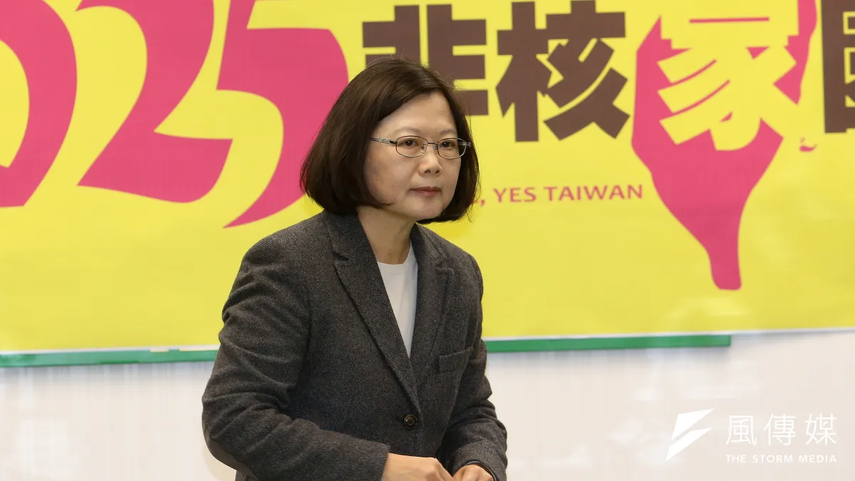 總統蔡英文2016年上任後,提出將往「非核家園」發展。(資料照,吳逸驊攝)
