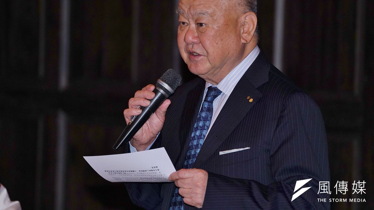 林伯豐在工商協進會第25屆第12次理監事聯席會議,警示政府應對匯率以及缺水缺電問題提出對策。(盧逸峰攝) 林伯豐在工商協進會第25屆第12次理監事聯席會議,警示政府應對匯率以及缺水缺電問題提出對策。(盧逸峰攝)