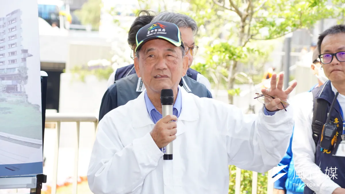 前台中市副市長林陵三將接任中華顧問工程司董事長。(盧逸峰攝)