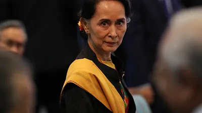 翁山蘇姬對羅興亞人的遭遇和兩名記者被判刑一事置若罔聞(AP)