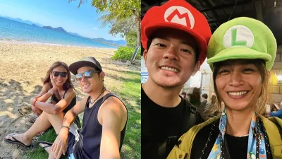 宥勝經常曬出喝老婆慈惠的放閃照。(圖/翻攝自FB/宥勝之旅)