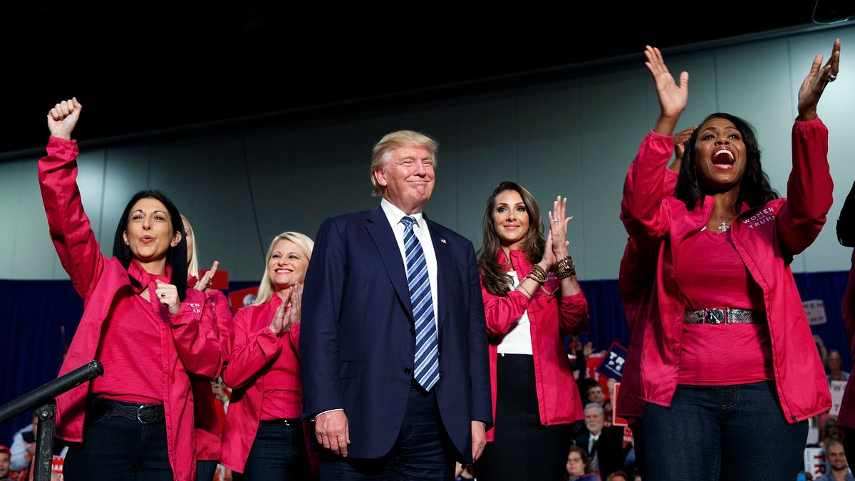 美國共和黨總統候選人川普不只歧視女性,還爆出數次意圖性侵及騷擾女性。(美聯社) 美國共和黨總統候選人川普不只歧視女性,還爆出數次意圖性侵及騷擾女性。(美聯社)