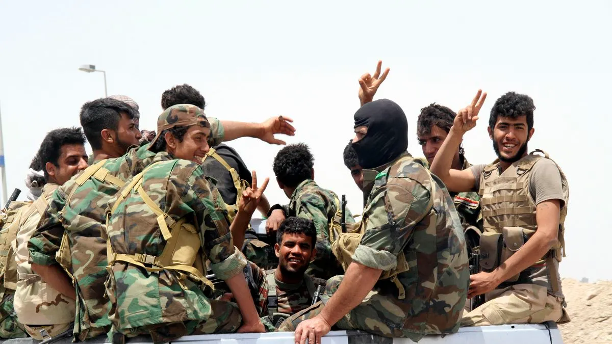 伊拉克什葉派民兵。(AP)