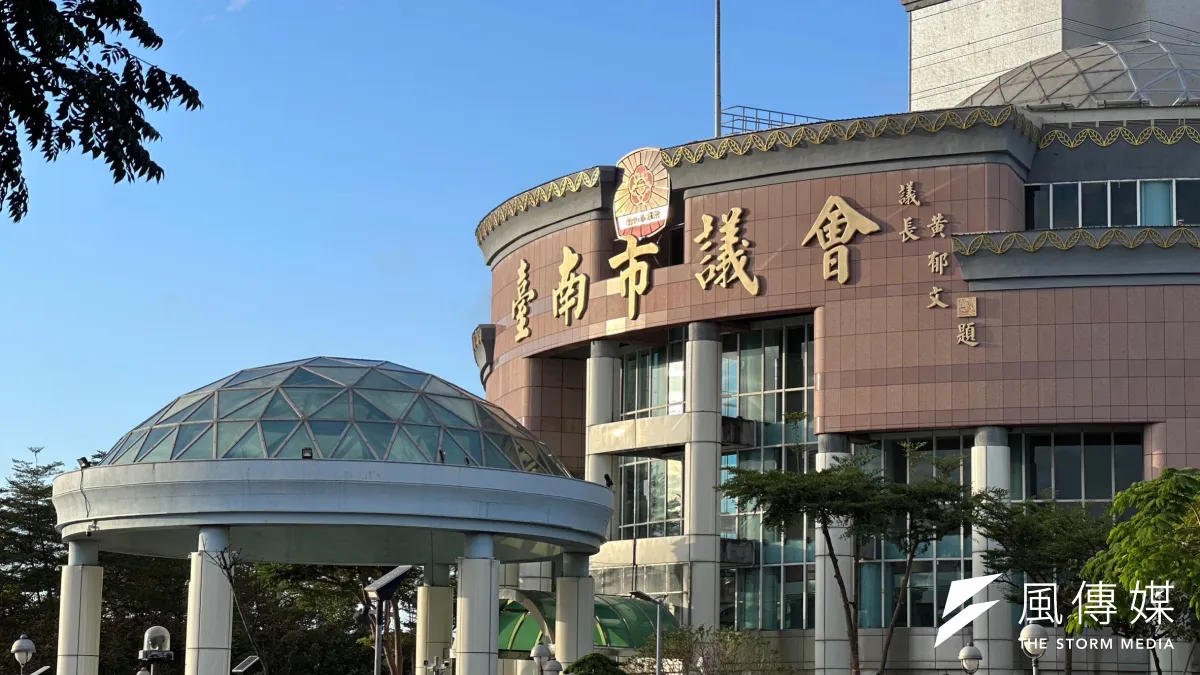 台南市議會賄選疑雲籠罩。(蔡宜彣攝)