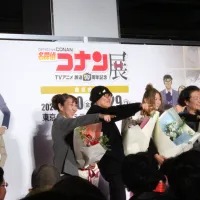 青山剛昌氏や声優陣が登壇した「名探偵コナン」放送30周年記念展のセレモニーが開催され、制作の裏話や全国12都市を巡る展覧会の全貌、2026年4月公開の劇場版最新作への期待が語られた。(写真/黃信維撮影) 青山剛昌氏や声優陣が登壇した「名探偵コナン」放送30周年記念展のセレモニーが開催され、制作の裏話や全国12都市を巡る展覧会の全貌、2026年4月公開の劇場版最新作への期待が語られた。(写真/黃信維撮影)