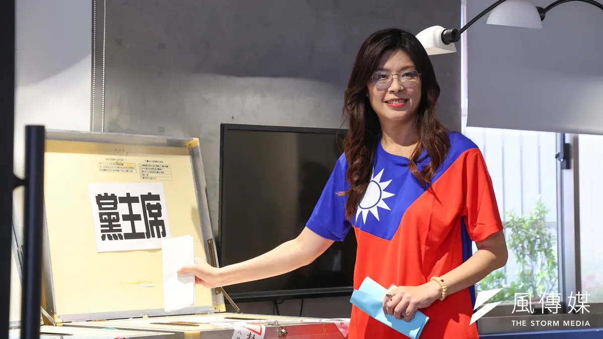 鄭麗文(見圖)當選國民黨主席,代表黨內親中派全面掌權時代來臨。(顏麟宇攝)