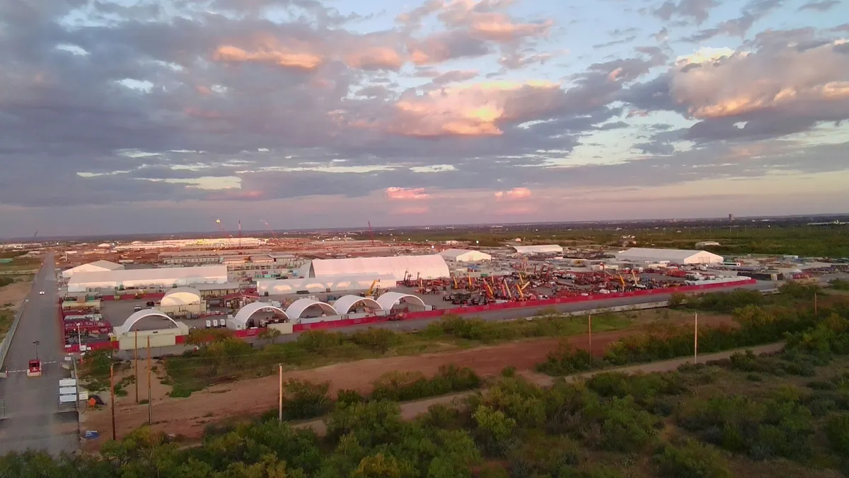 電力を大量に消費するデータセンター。写真はOpenAIがアメリカ・テキサスに所有するデータセンター。(写真/AP通信提供)