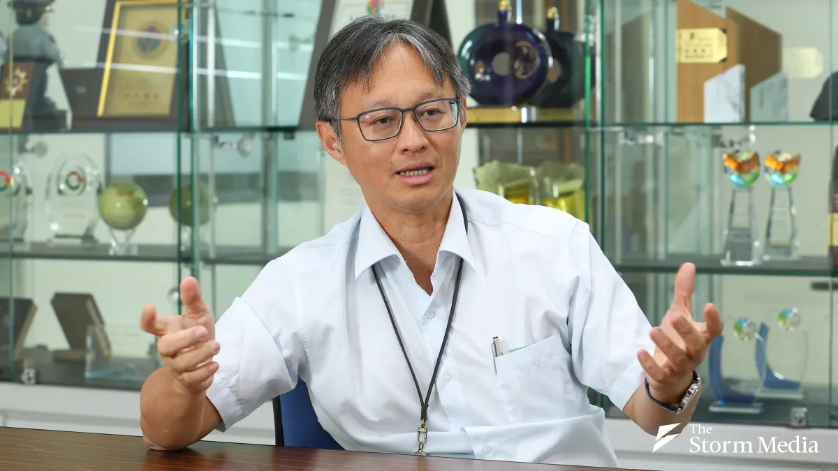 Even after Phison's market capitalization surpassed NT$100 billion, Chairman Pan Chien-cheng (潘健成) has continued to champion the company's work on the front lines. (Photo by Yan Lin-yu)