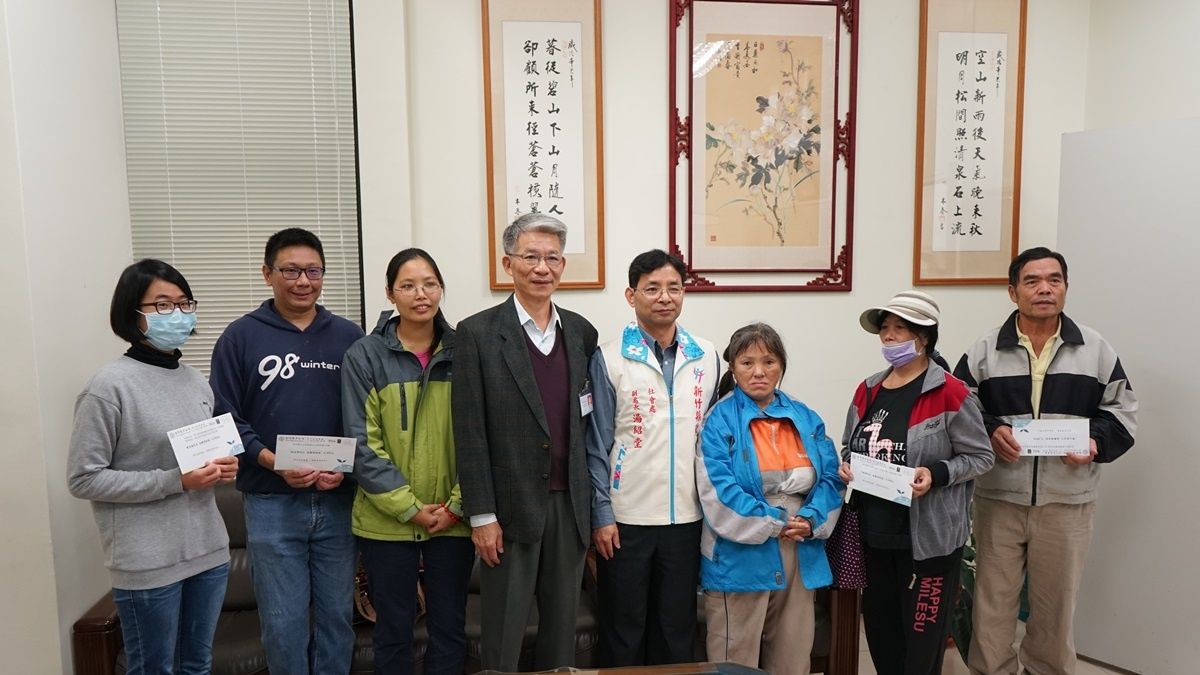 台電新竹營業處寒冬送暖 致贈貧戶急難救助金 台電新竹營業處寒冬送暖 致贈貧戶急難救助金