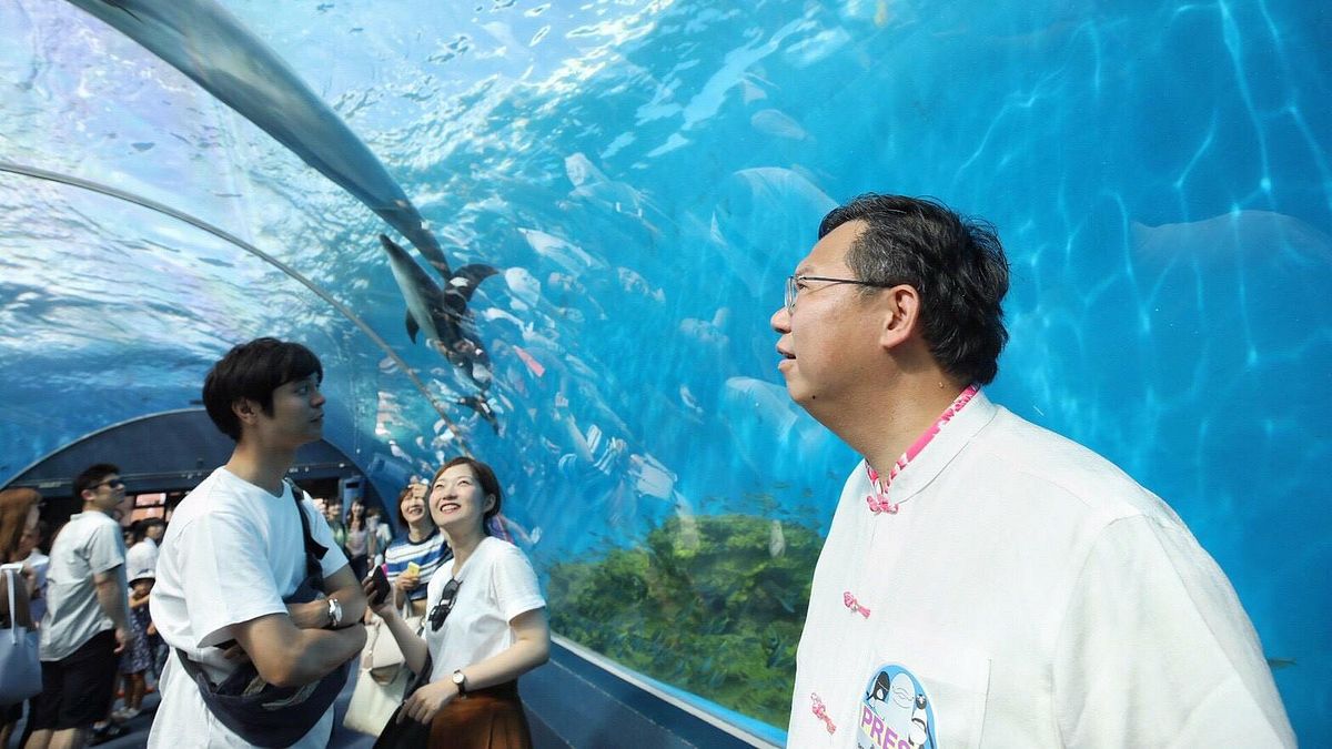 桃園市長鄭文燦出訪日本、參訪八景島海島公園。(取自鄭文燦臉書) 桃園市長鄭文燦出訪日本、參訪八景島海島公園。(取自鄭文燦臉書)
