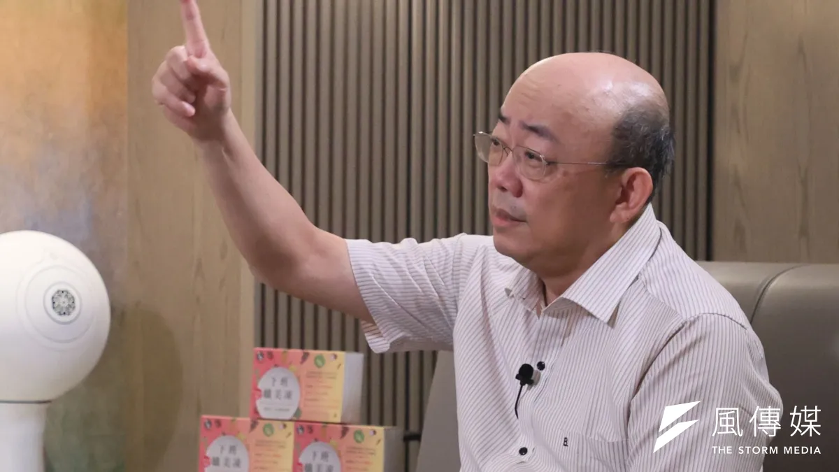 前立委郭正亮對藍合不合後各自的搭檔預測失準。(資料照∕柯承惠攝)
