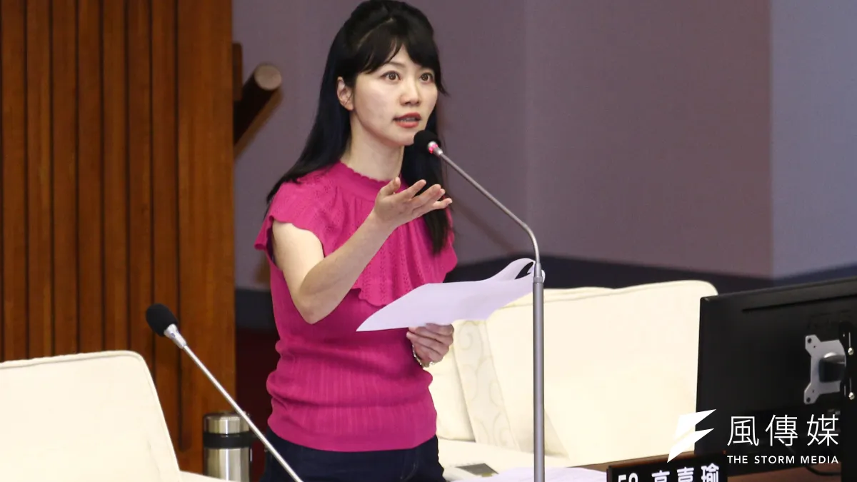 民進黨將在港湖區提名市議員高嘉瑜。(資料照片,蔡親傑攝)