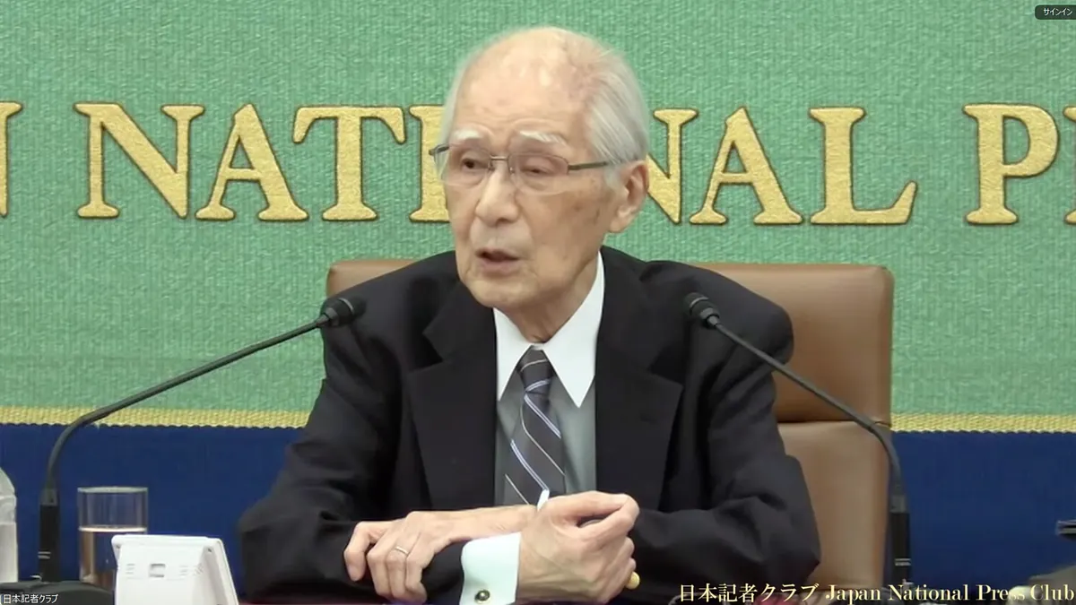小和田恆氏、「戦後80年を問う」講演で日本外交を回顧 被害と加害の双方の視点や国際社会での責任を強調。(写真/日本記者クラブ提供) 小和田恆氏、「戦後80年を問う」講演で日本外交を回顧 被害と加害の双方の視点や国際社会での責任を強調。(写真/日本記者クラブ提供)